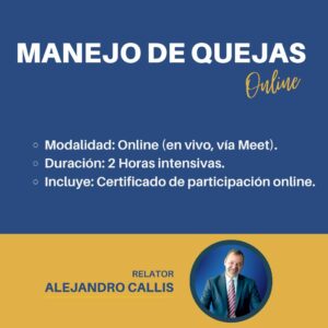 Masterclass Online: Manejo de Quejas